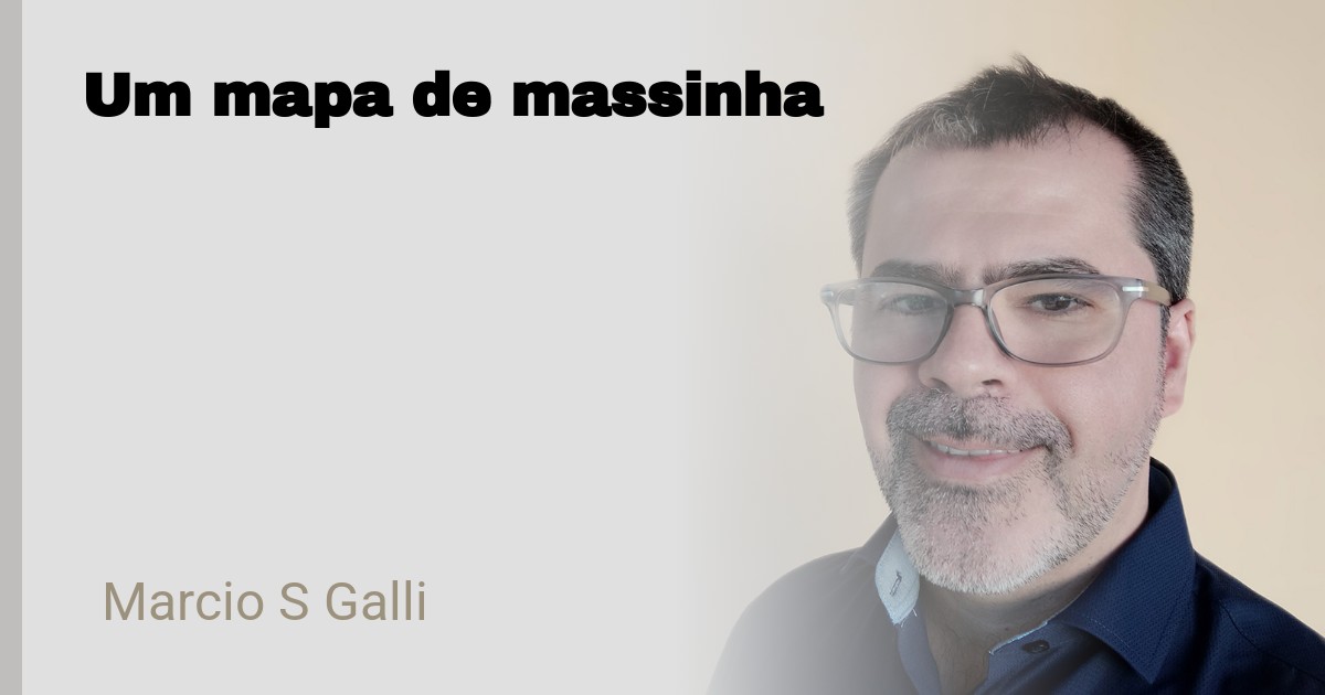 Um mapa de massinha