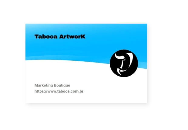 Teaser business card 3D